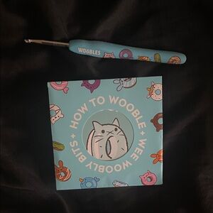 The Woobles Cat Donut Card and Hook